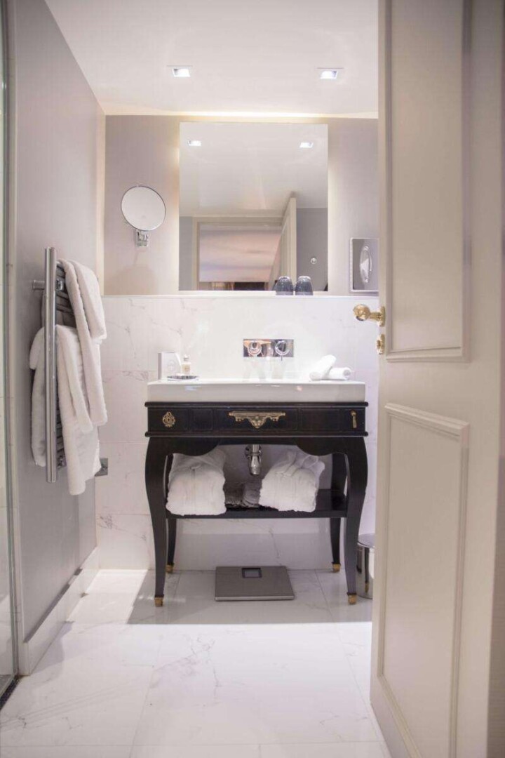 Luxury bathroom at La Maison Favart