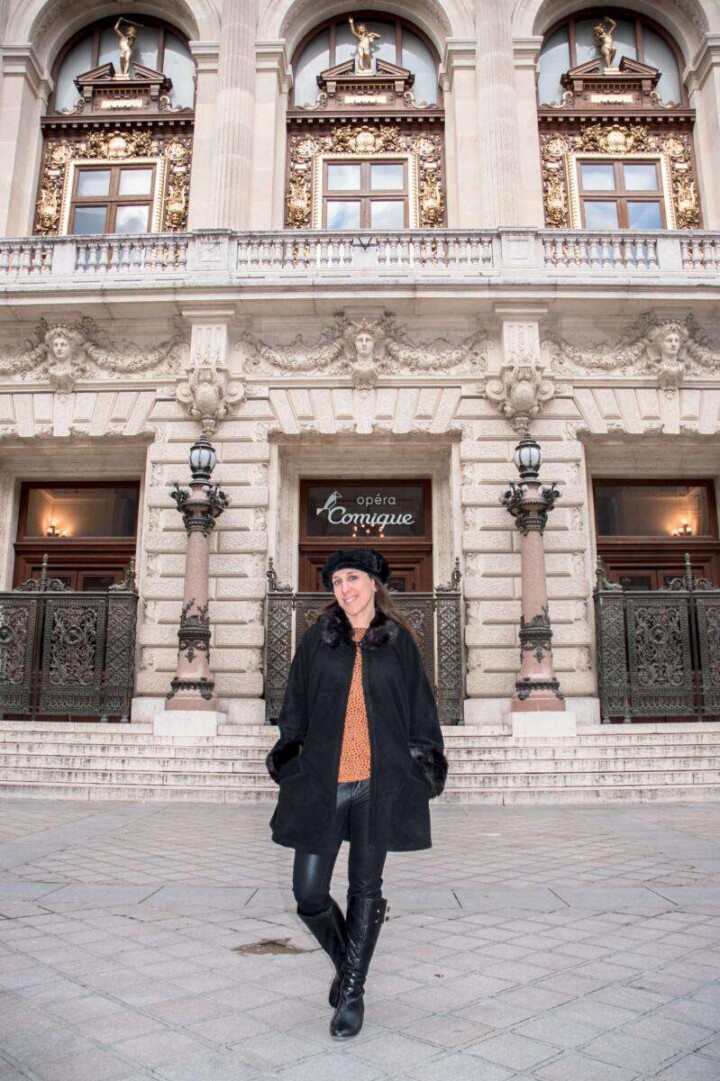 In front of the Opera Comique