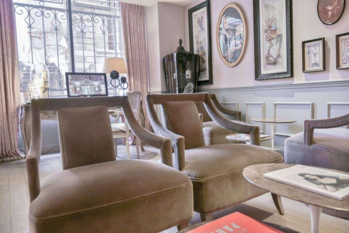 Lobby Decor at La Maison Favart