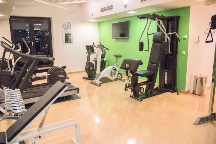 Fitness Center at Le Châtelain Brussels Hotel