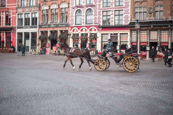 Horse & carriage ride in Bruges