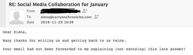 Email follow-up