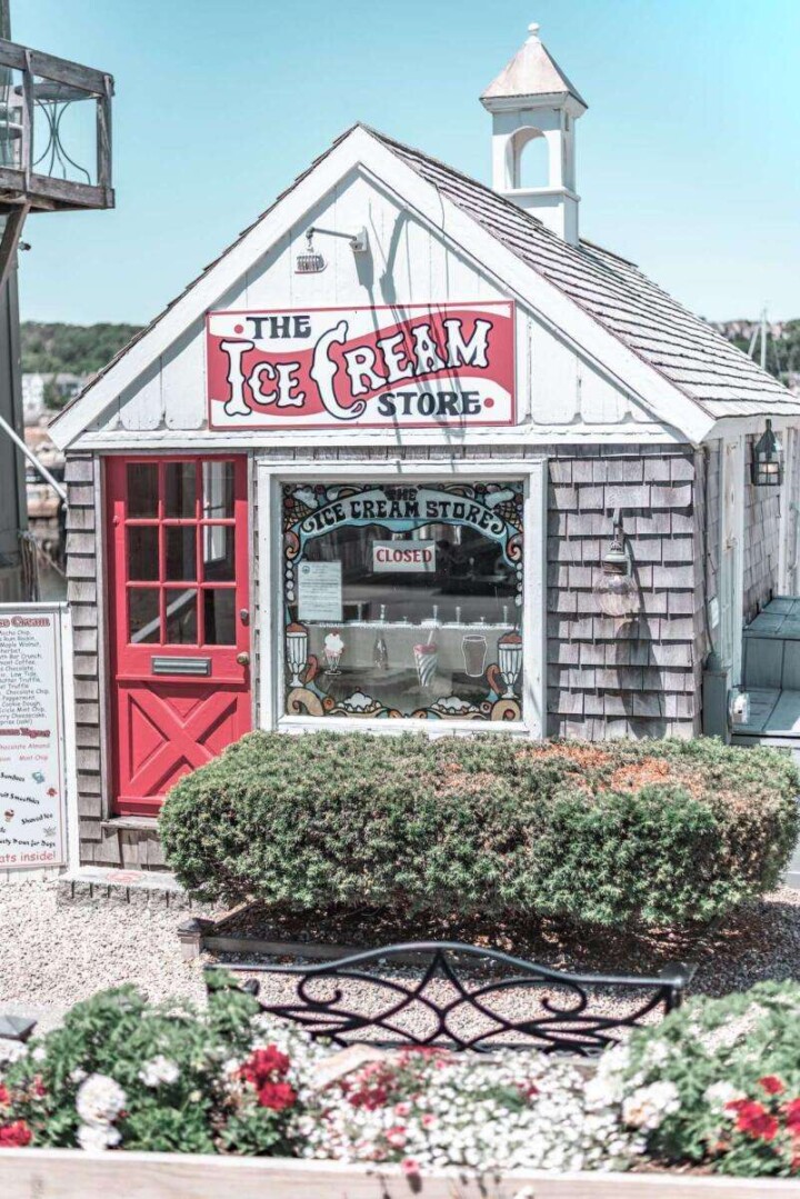 The Ice Cream Store in Rockport, Massachusetts