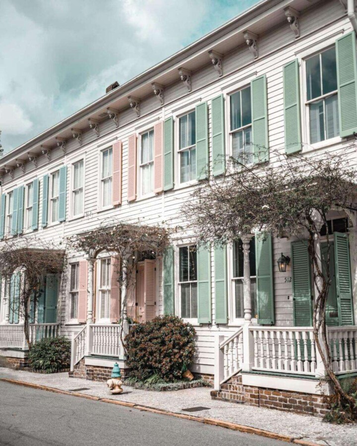 Rainbow Row, Savannah