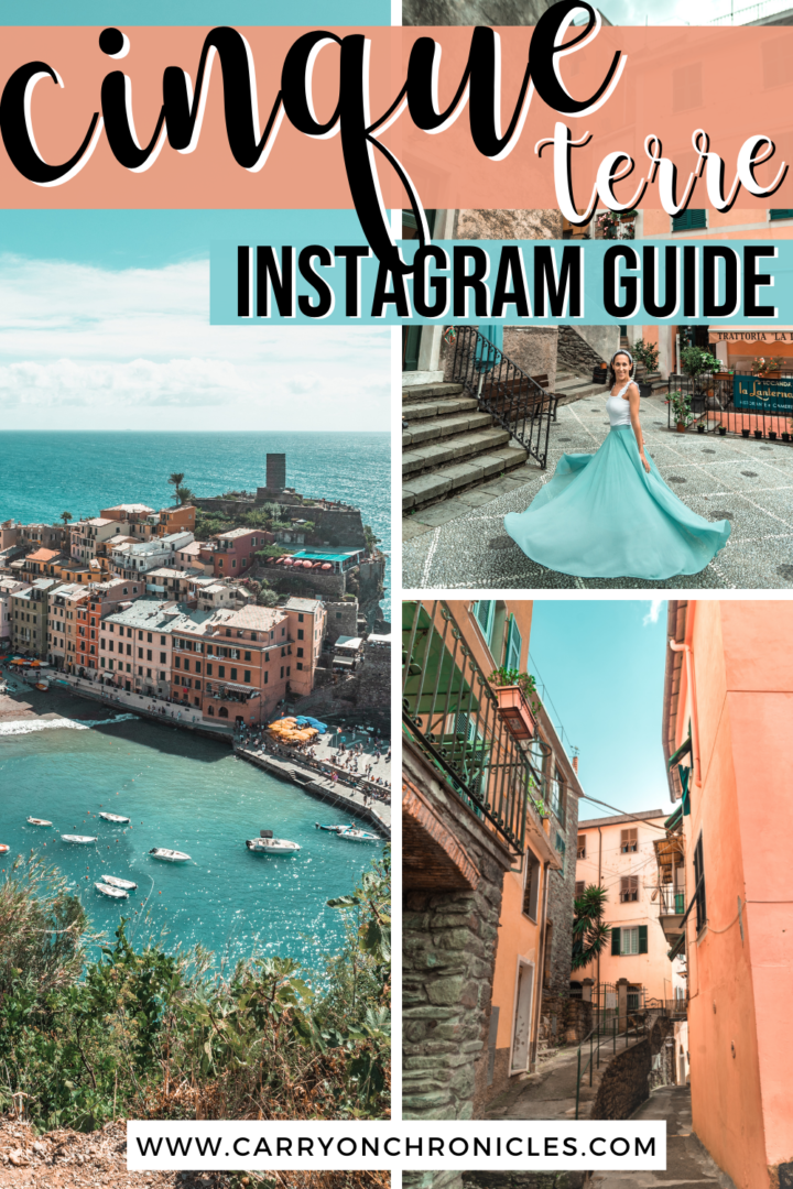 If you&rsquo;re wondering where to find the best Cinque Terre Instagram spots, then you&rsquo;re in the right place! This guide of Cinque Terre photo ideas details the most Instagrammable locations in each of Italy&rsquo;s five villages, from the northernmost town of Monterosso to the southernmost village of Riomaggiore. You&rsquo;ll uncover the most photogenic spots, whether you&rsquo;re taking a scenic Cinque Terre hike or strolling through the colorful Cinque Terre streets. #cinqueterrebestviews #cinqueterrethingstosee
