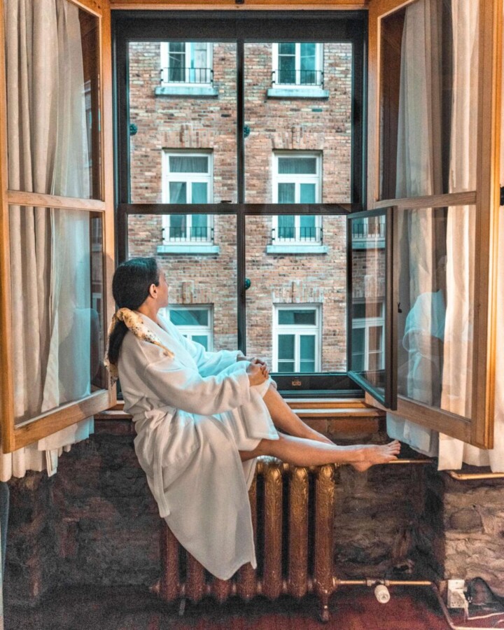 Are you trying to decide where to stay in Quebec City? This guide to the best Quebec City boutique hotels has you covered. Whether you&rsquo;re looking for a historic stay along the old port in the lower town or you&rsquo;re dreaming of a spectacular view of the St. Lawrence River in Quebec City&rsquo;s upper town, you&rsquo;ll find it all here. Come discover your home-away-from-home with these beautiful, centrally-located Quebec City hotels! #besthotelsinquebeccity #oldquebeccityhotels