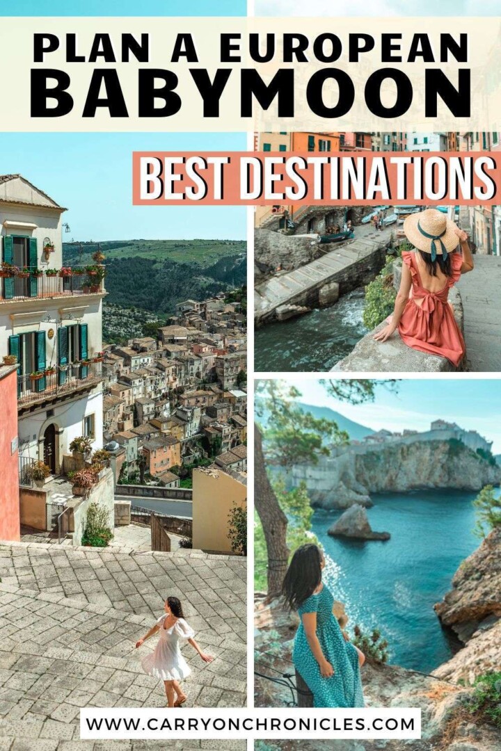 Dreaming of a romantic getaway before baby arrives? Here are the best European babymoon destinations to consider for a final twosome trip! #babymooningreece #babymooninitaly #babymoonideas