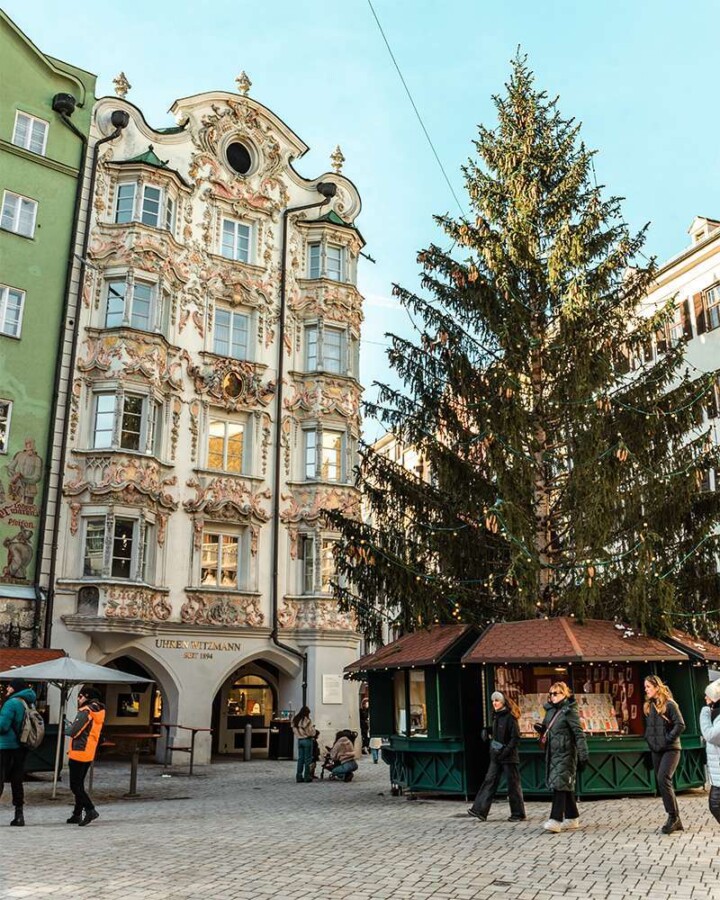 Planning a winter escape to the Tyrol region of Austria and considering spending Christmas in Innsbruck? Here&rsquo;s a look at the charming Christmas markets of Innsbruck, from hot spots to hidden gems you may not have considered. #innsbruckaustriachristmas #innsbruckaustriachristmasmarket #innsbruckchristmas