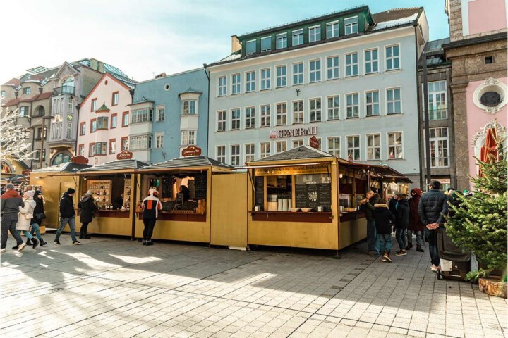Planning a winter escape to the Tyrol region of Austria and considering spending Christmas in Innsbruck? Here&rsquo;s a look at the charming Christmas markets of Innsbruck, from hot spots to hidden gems you may not have considered. #innsbruckaustriachristmas #innsbruckaustriachristmasmarket #innsbruckchristmas