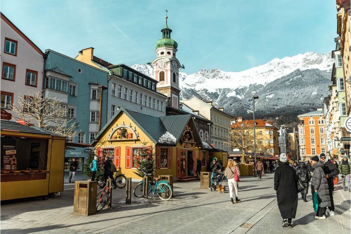 Planning a winter escape to the Tyrol region of Austria and considering spending Christmas in Innsbruck? Here&rsquo;s a look at the charming Christmas markets of Innsbruck, from hot spots to hidden gems you may not have considered. #innsbruckaustriachristmas #innsbruckaustriachristmasmarket #innsbruckchristmas